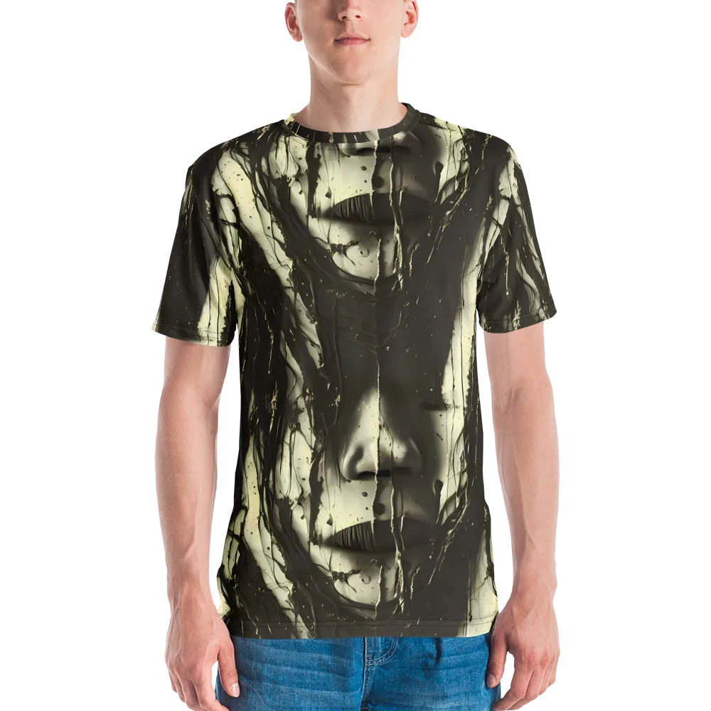 Eclipse Veil on Men's Crew Neck T-Shirt — Front