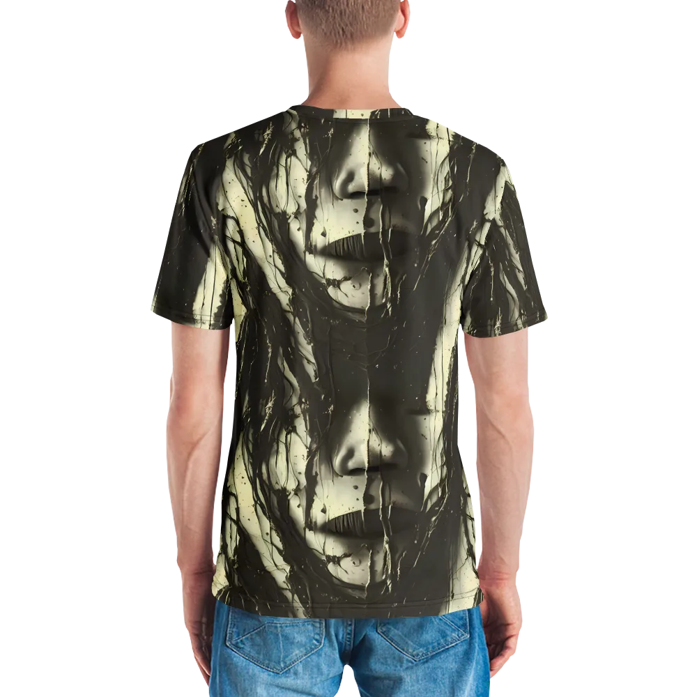 Eclipse Veil on Men's Crew Neck T-Shirt — Back