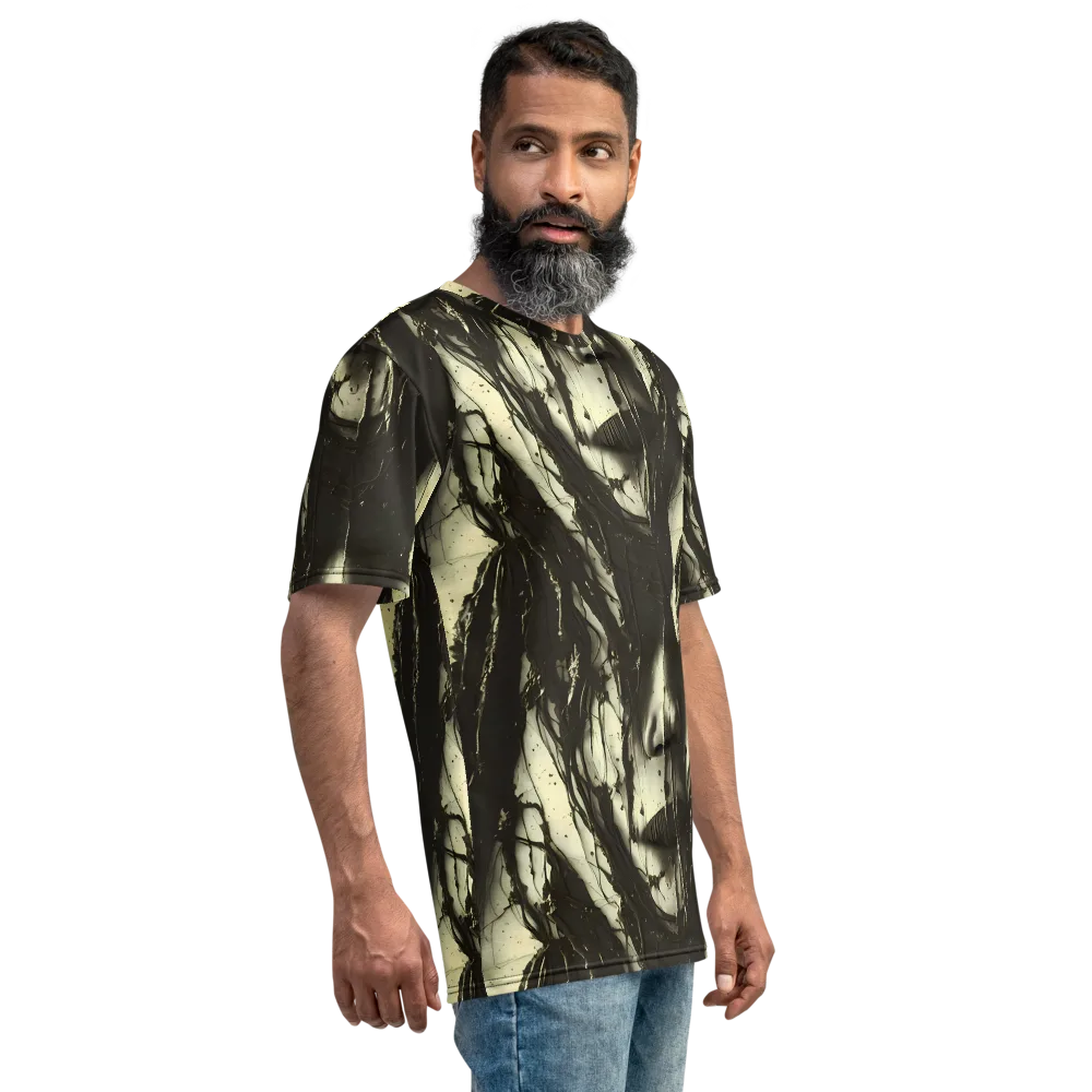 Eclipse Veil on Men's Crew Neck T-Shirt — Right