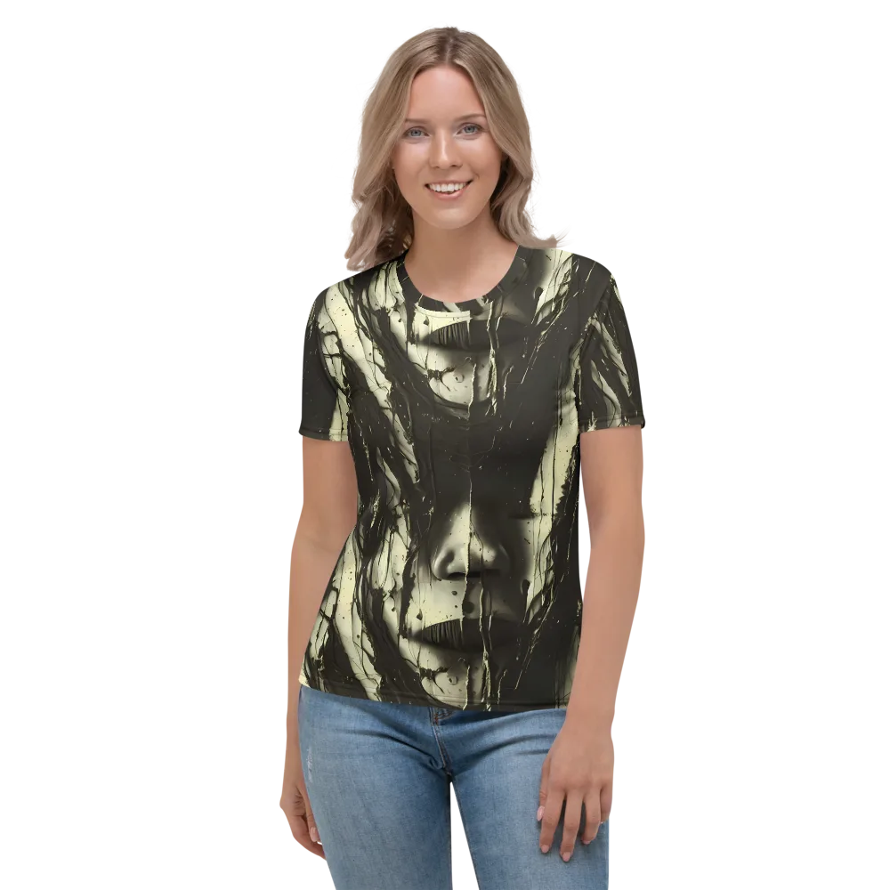 Eclipse Veil on Women's Crew Neck T-Shirt — Front
