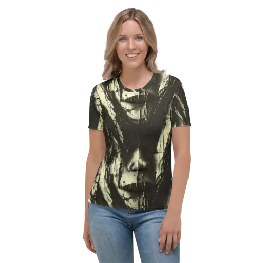 Eclipse Veil on a Women's Crew Neck T-Shirt