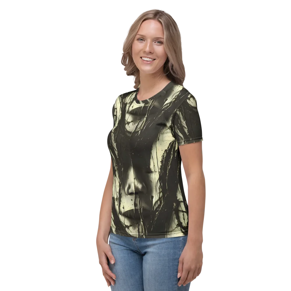 Eclipse Veil on Women's Crew Neck T-Shirt — Left