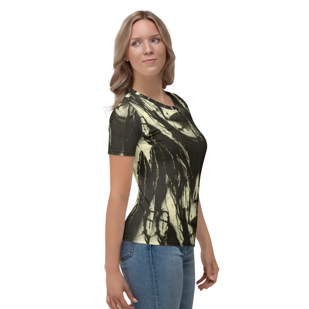 Eclipse Veil on Women's Crew Neck T-Shirt — Right