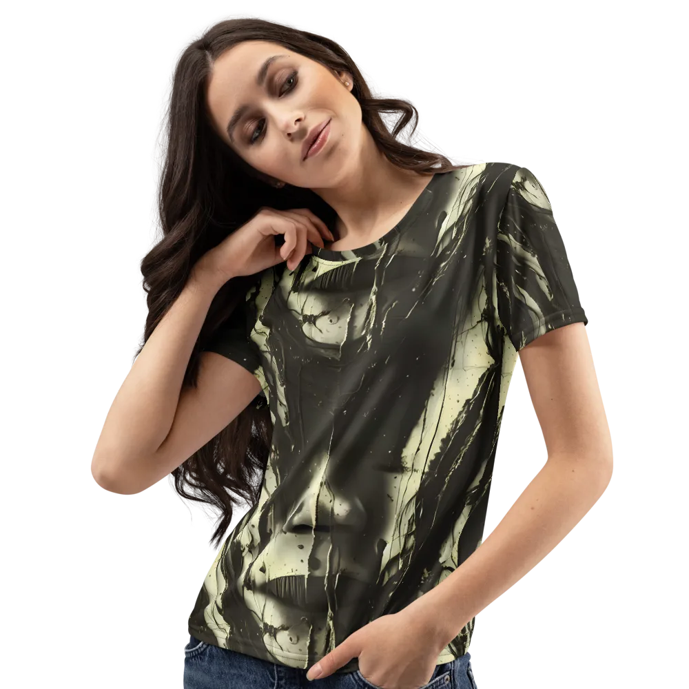 Eclipse Veil on Women's Crew Neck T-Shirt — Left Front