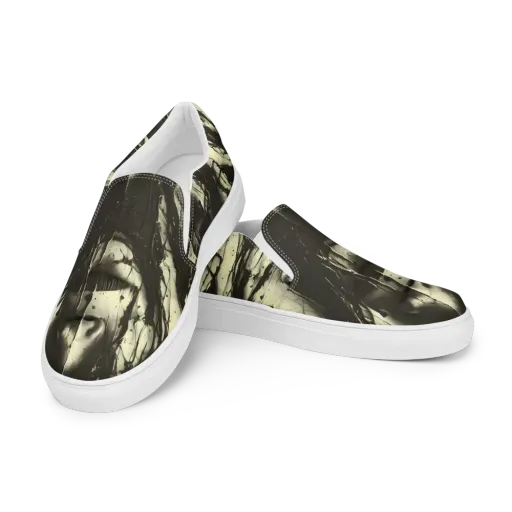 Eclipse Veil on a Men's Slip-On Canvas Shoes