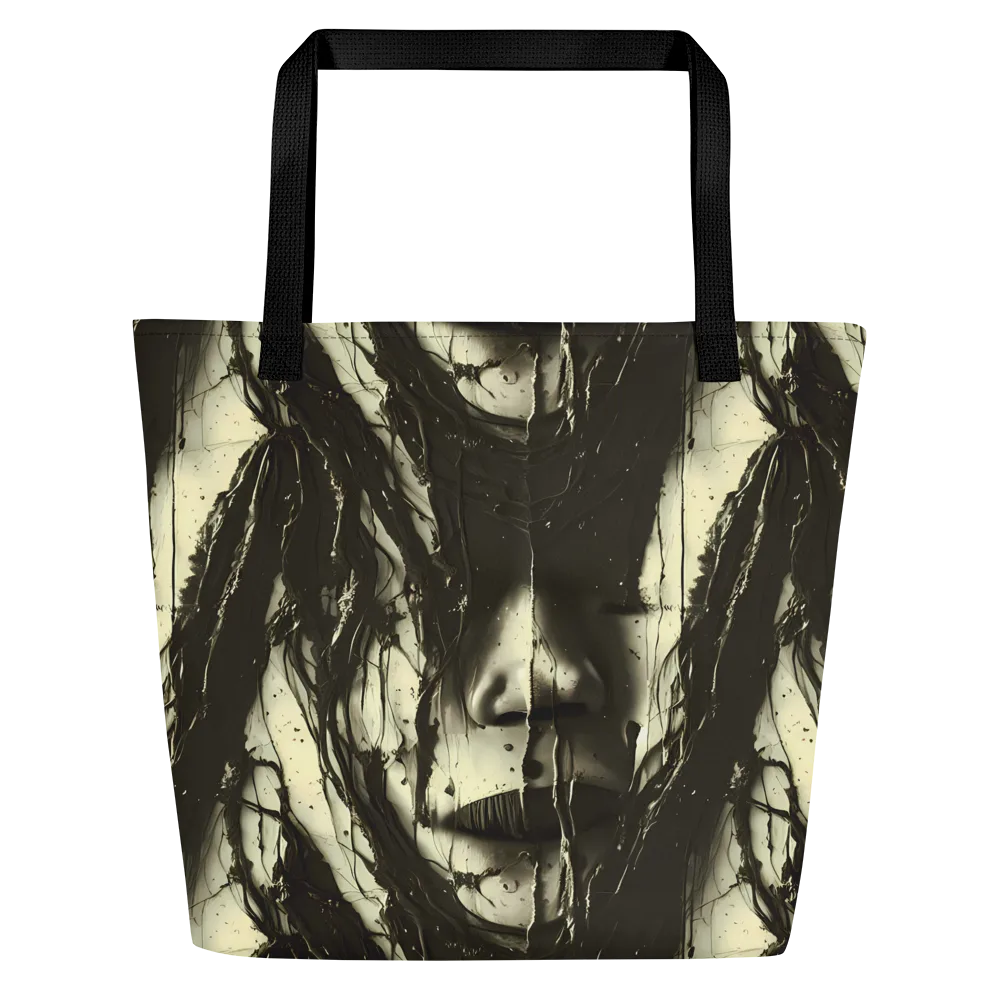 Eclipse Veil on Large Tote Bag W/ Pocket — Front
