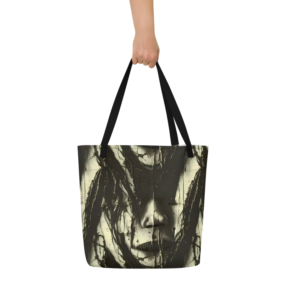 Eclipse Veil on Large Tote Bag W/ Pocket — Front