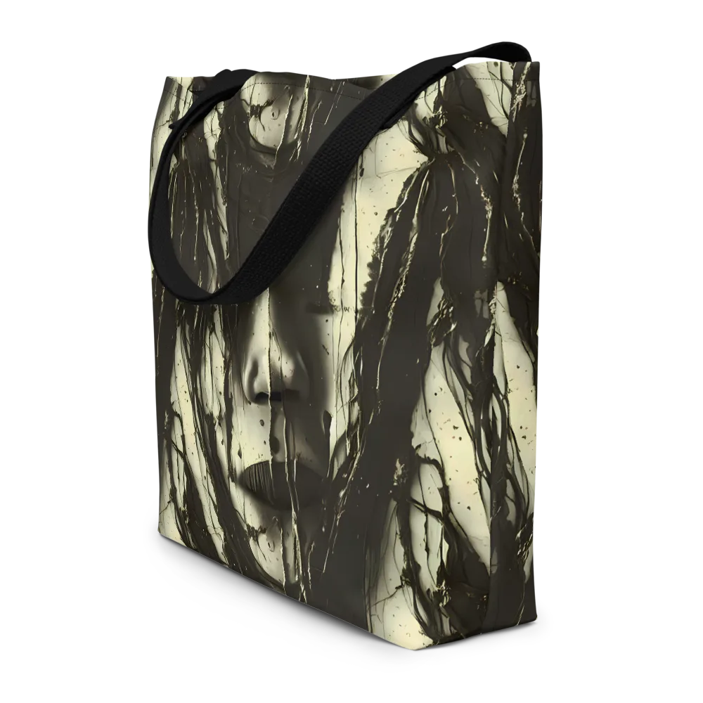 Eclipse Veil on Large Tote Bag W/ Pocket — Front