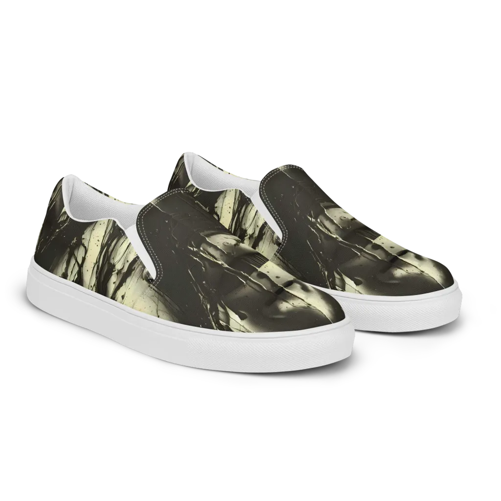 Eclipse Veil on Women's Slip-On Canvas Shoes — Right Front