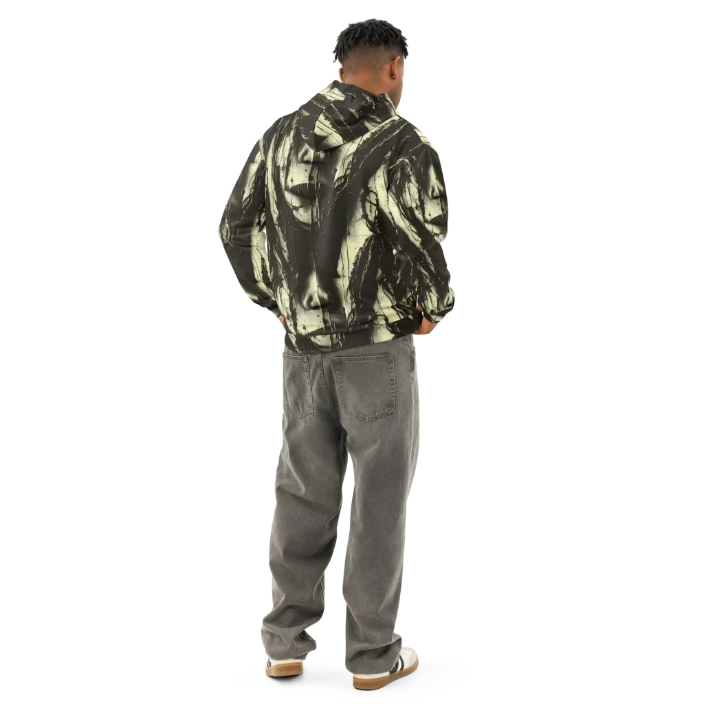 Eclipse Veil on Cotton Hoodie — Back
