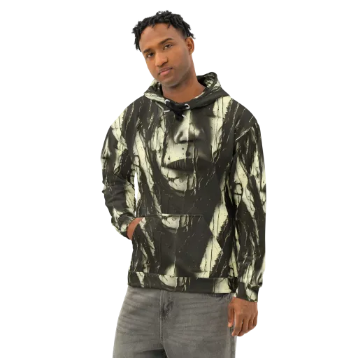 Eclipse Veil on a Cotton Hoodie