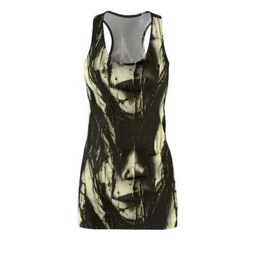 Eclipse Veil on a Racerback Dress
