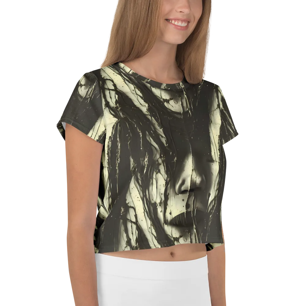 Eclipse Veil on Crop Tee — Right
