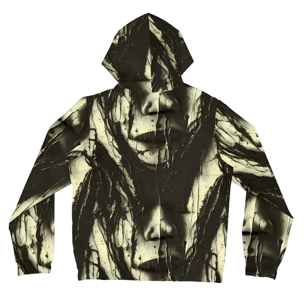 Eclipse Veil on Women's Full-Zip Hoodie — Back