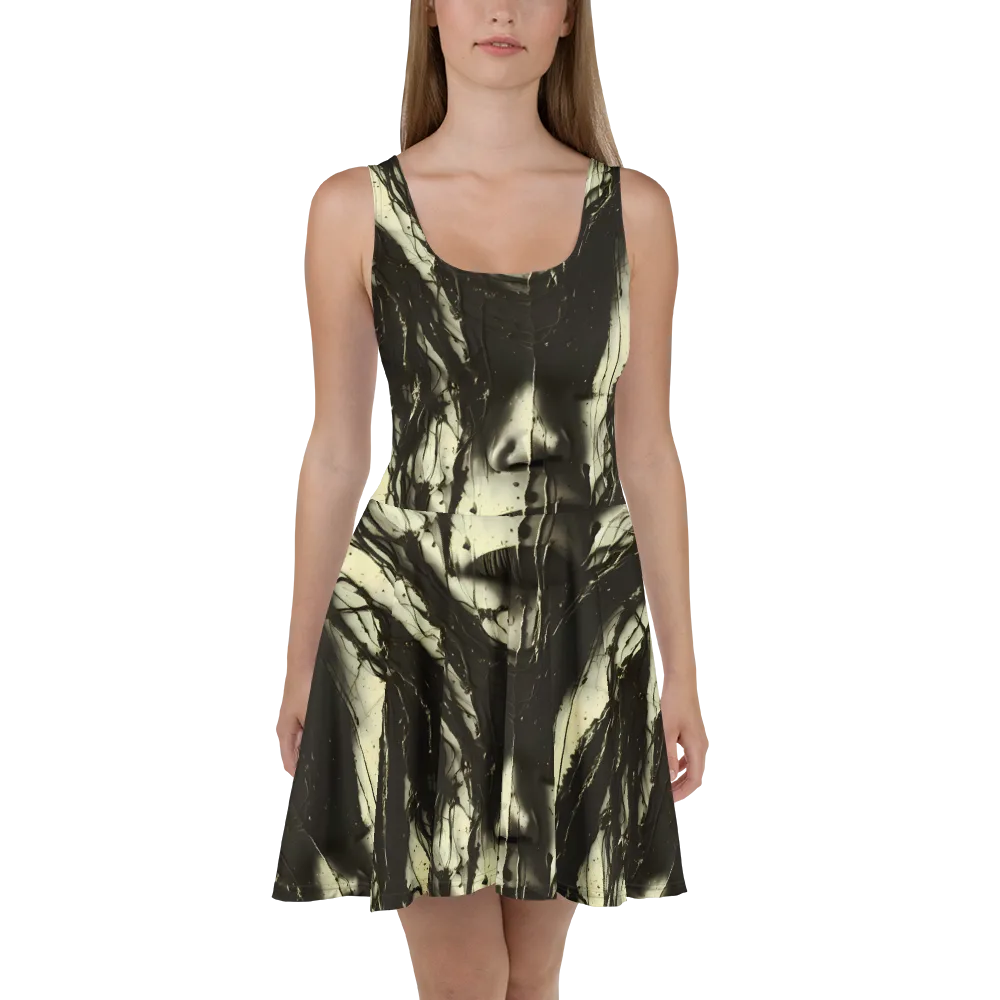 Eclipse Veil on Skater Dress — Front