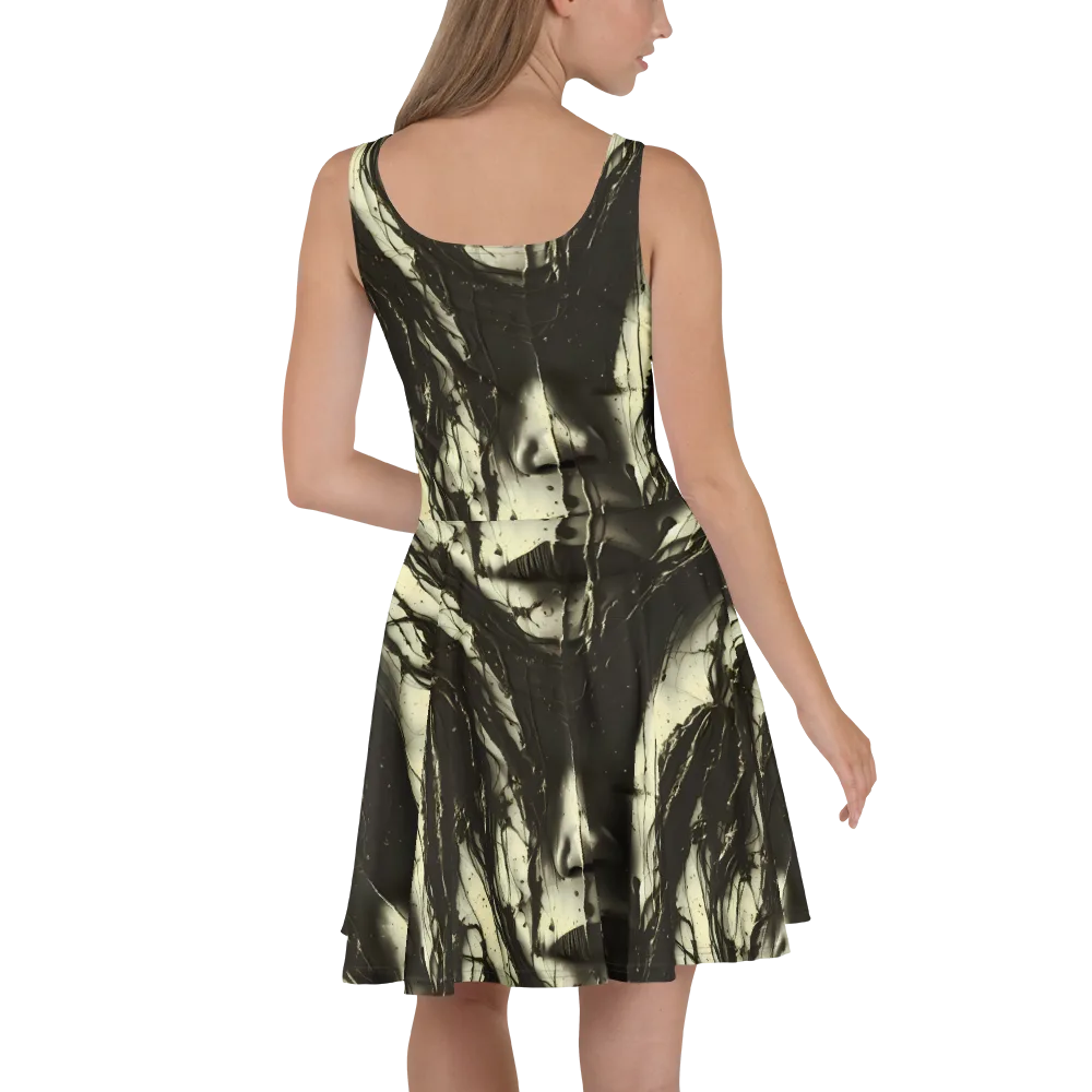 Eclipse Veil on Skater Dress — Back