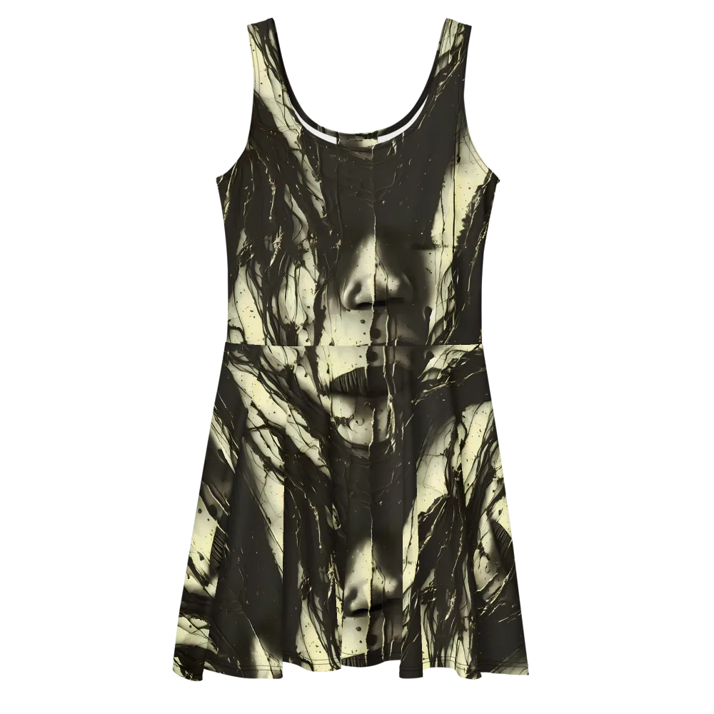 Eclipse Veil on Skater Dress — Front
