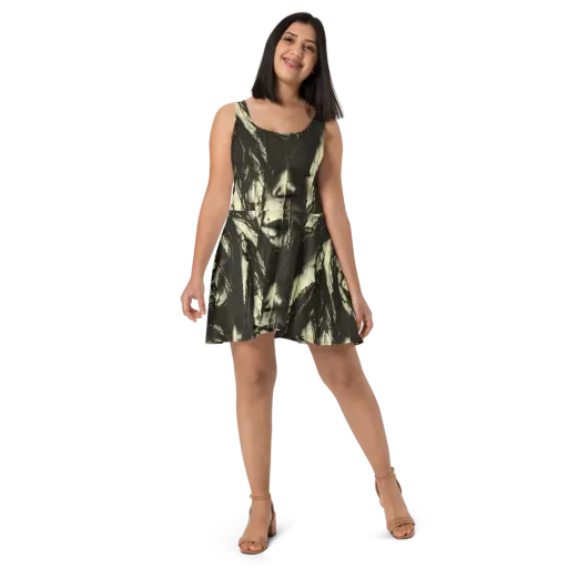 Eclipse Veil on a Skater Dress