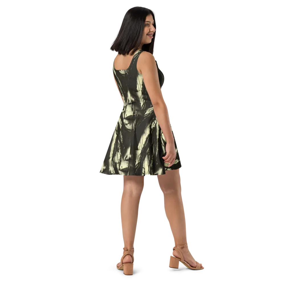 Eclipse Veil on Skater Dress — Right