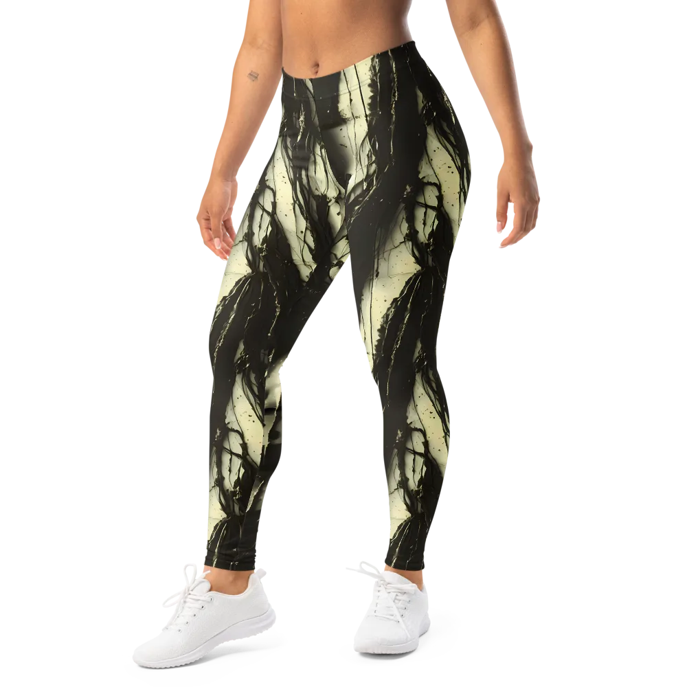 Eclipse Veil on Leggings — Left Front