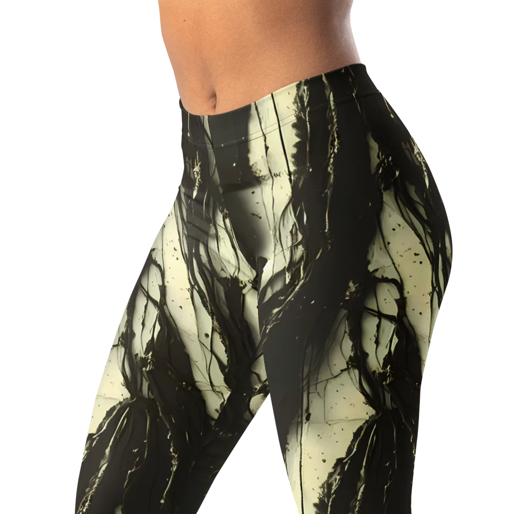 Eclipse Veil on Leggings — Left Front