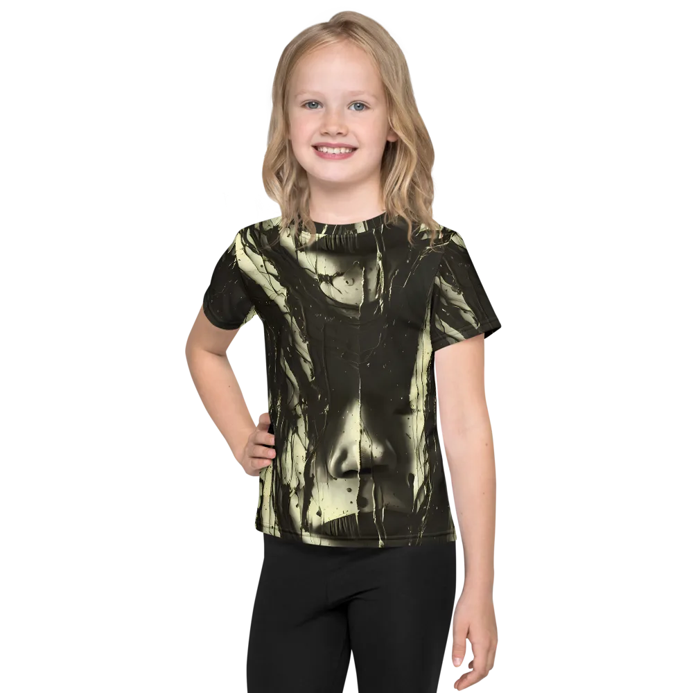 Eclipse Veil on Kids Crew Neck T-Shirt — Front