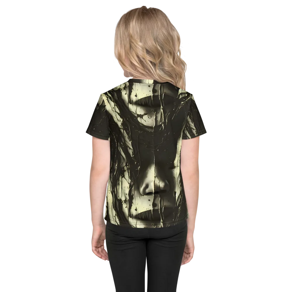 Eclipse Veil on Kids Crew Neck T-Shirt — Back