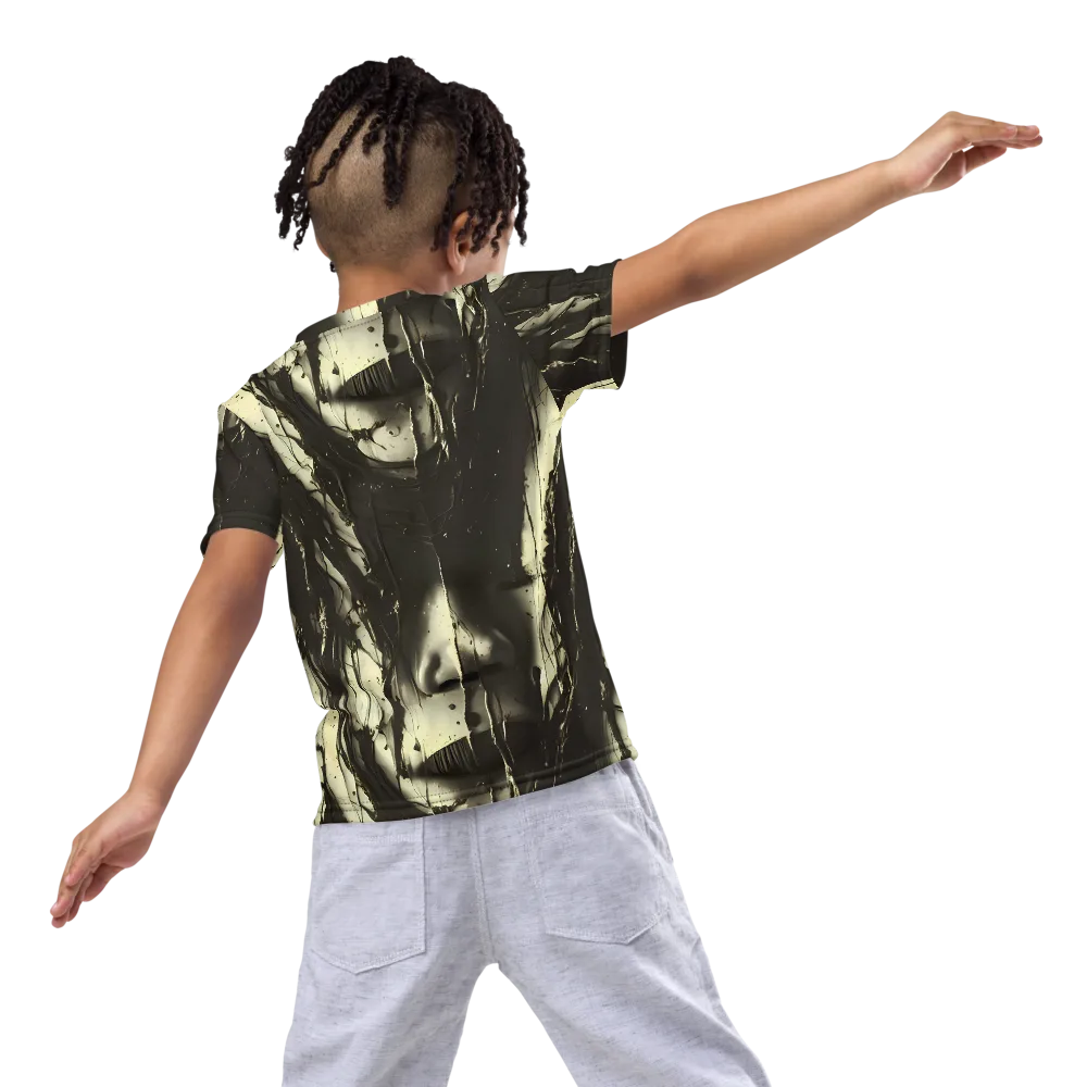 Eclipse Veil on Kids Crew Neck T-Shirt — Back