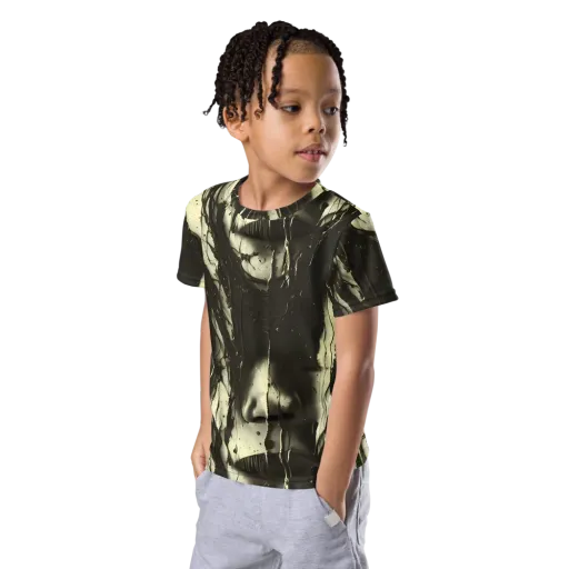 Eclipse Veil on a Kids Crew Neck T-Shirt