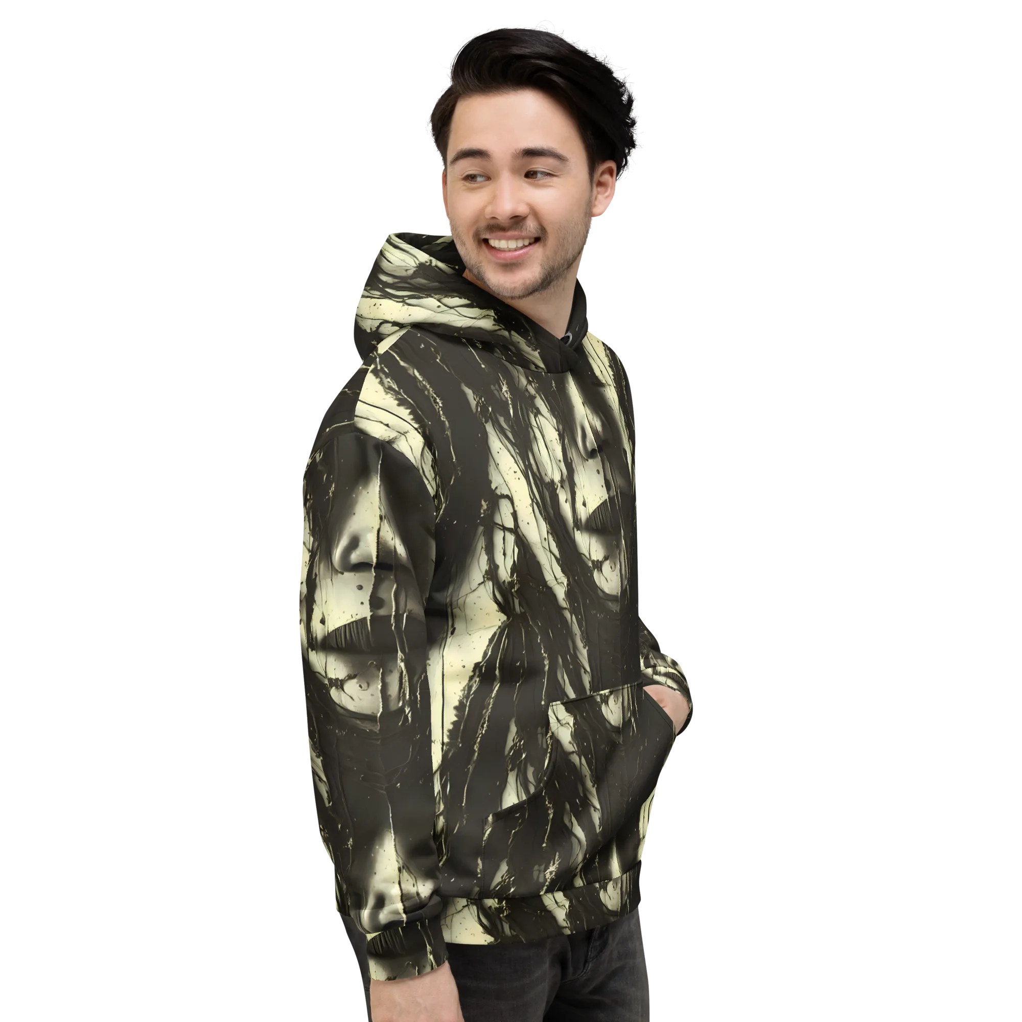 Eclipse Veil on Hoodie — Right