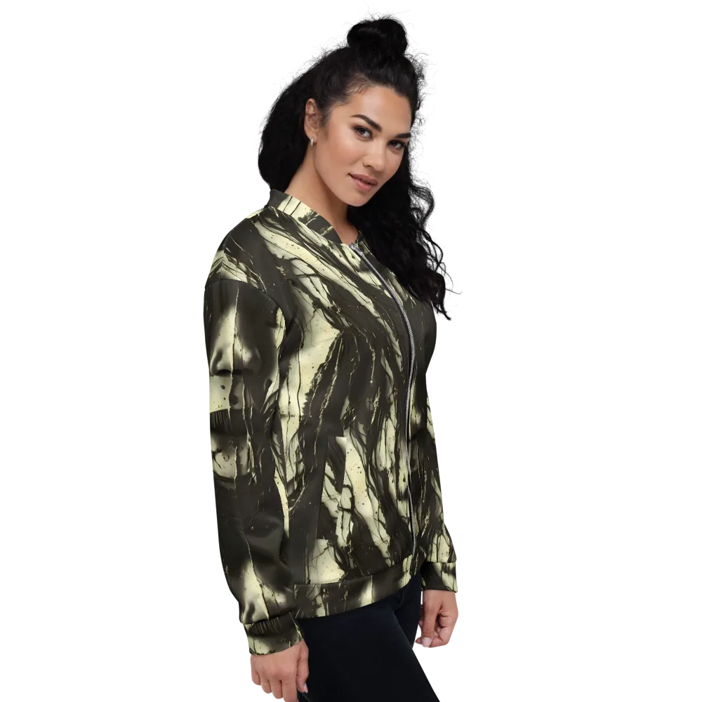 Eclipse Veil on Bomber Jacket — Right