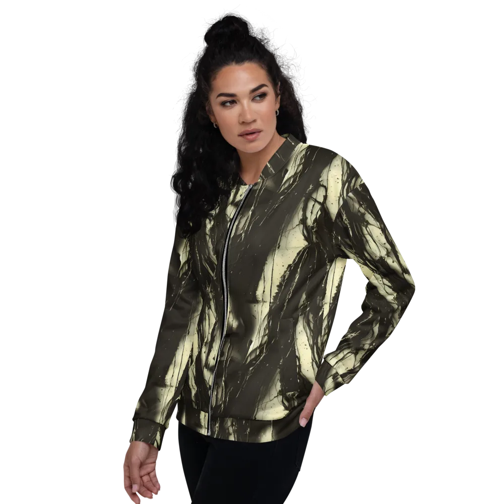 Eclipse Veil on Bomber Jacket — Left