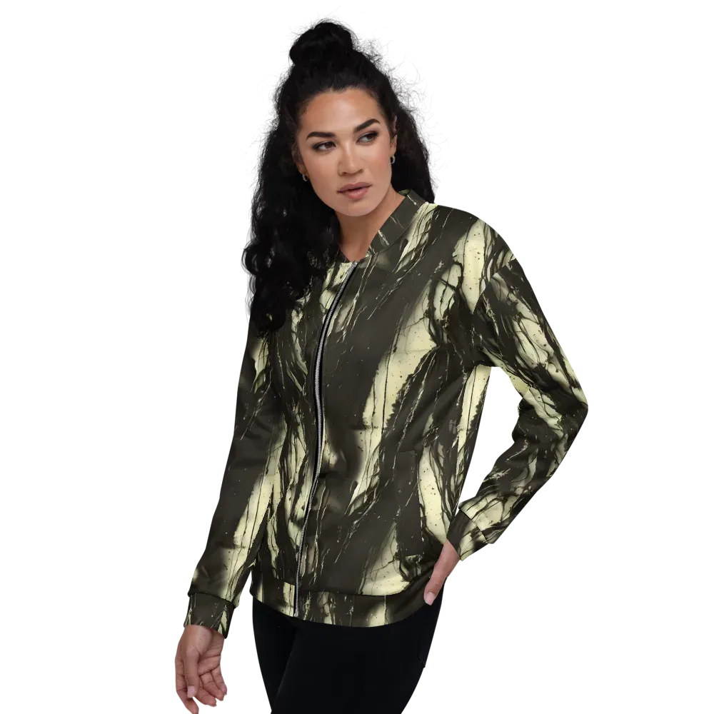 Eclipse Veil on Bomber Jacket — Left