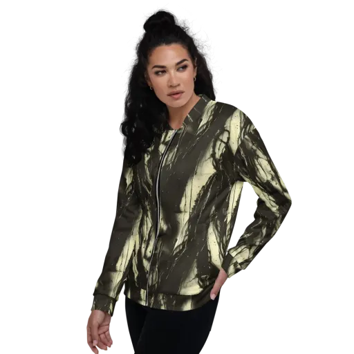Eclipse Veil on a Bomber Jacket