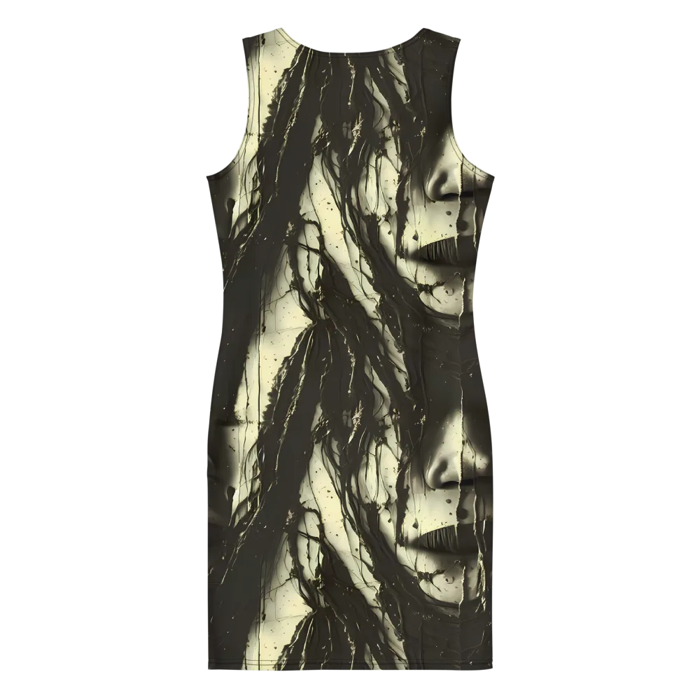 Eclipse Veil on Bodycon Dress — Back