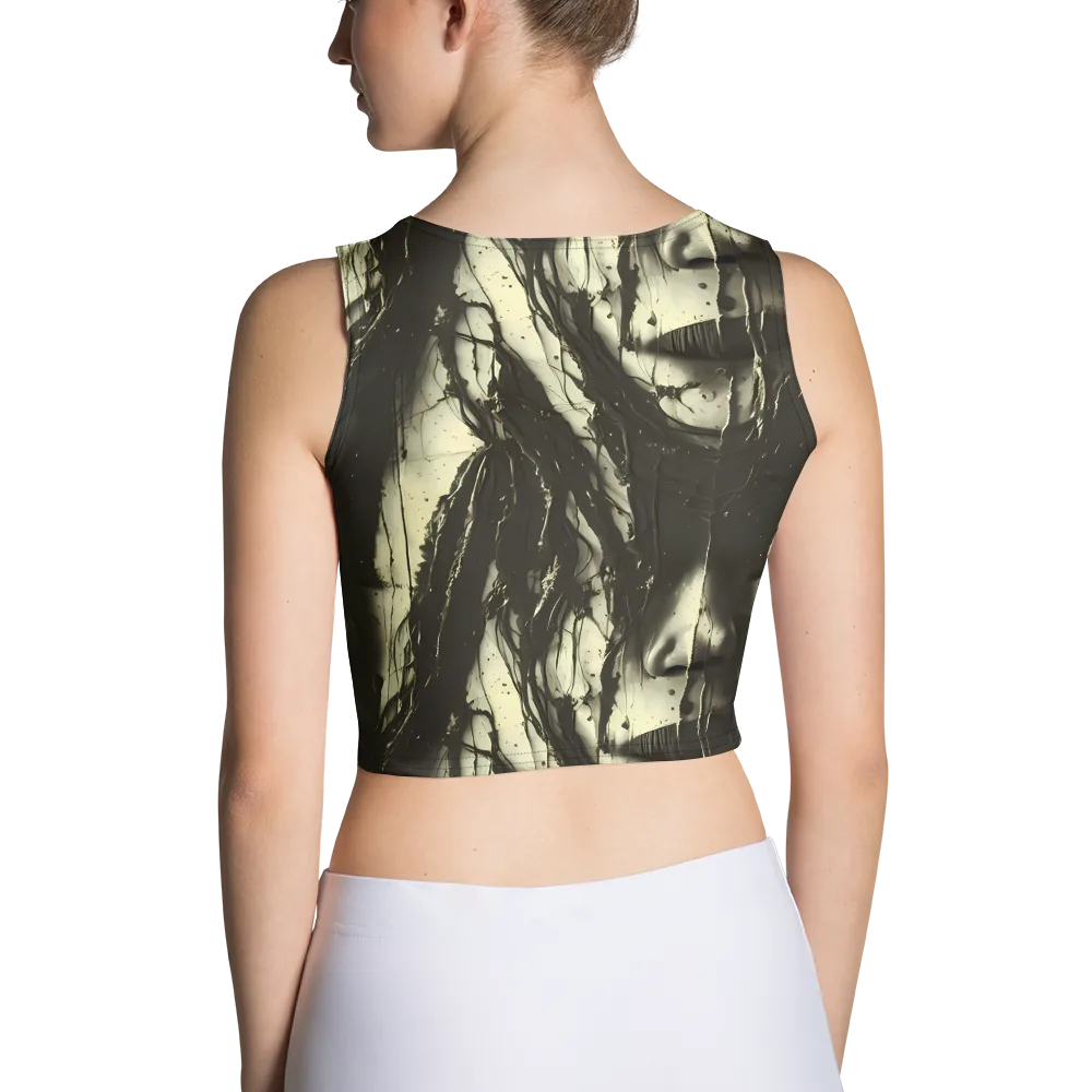 Eclipse Veil on Crop Top — Back