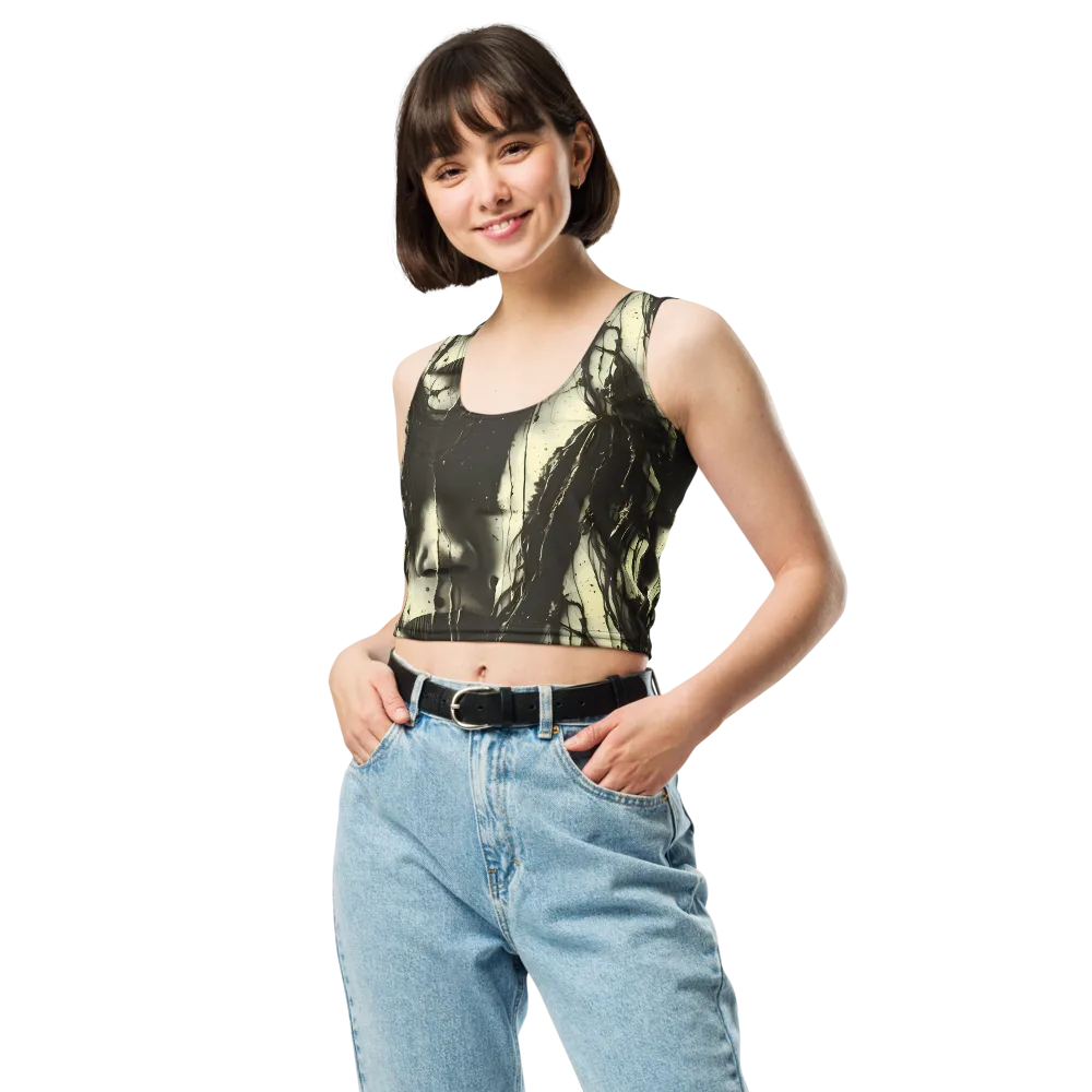 Eclipse Veil on Crop Top — Front