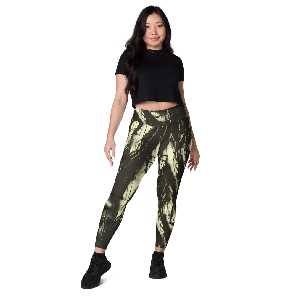Eclipse Veil on Leggings with Pockets — Front