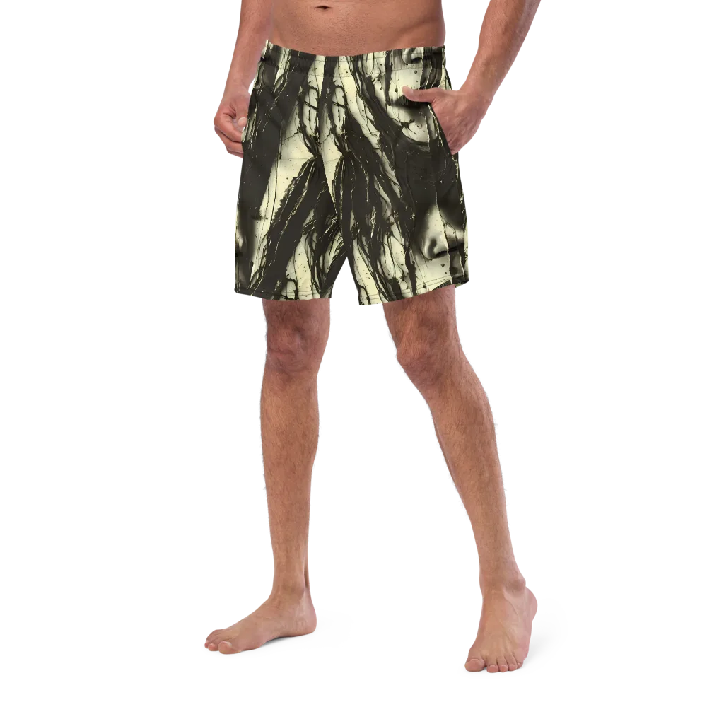 Eclipse Veil on Swim Trunks — Left Front