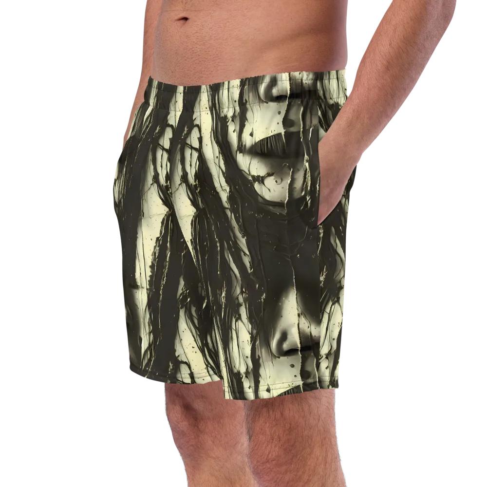 Eclipse Veil on Swim Trunks — Left Front