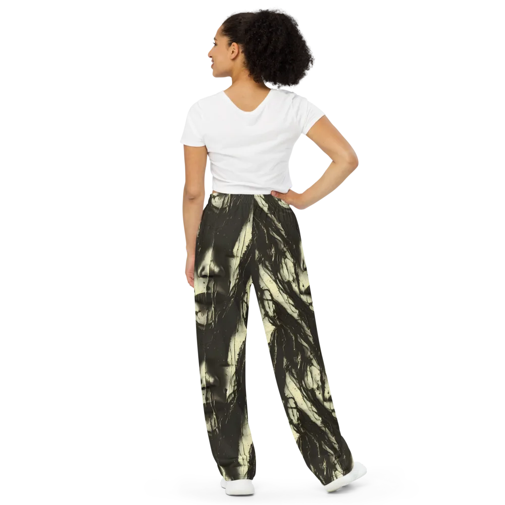 Eclipse Veil on Wide-Leg Pants — Back