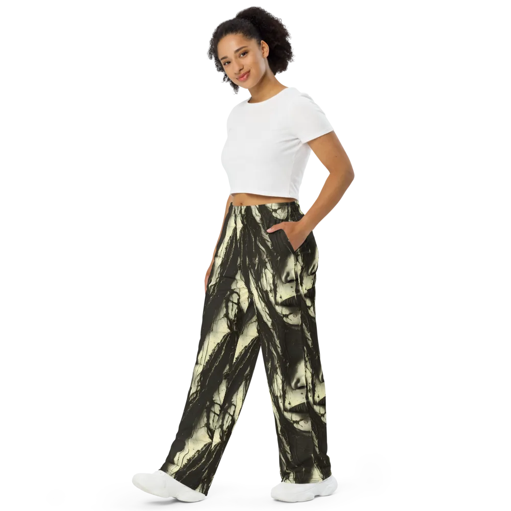 Eclipse Veil on Wide-Leg Pants — Left Front