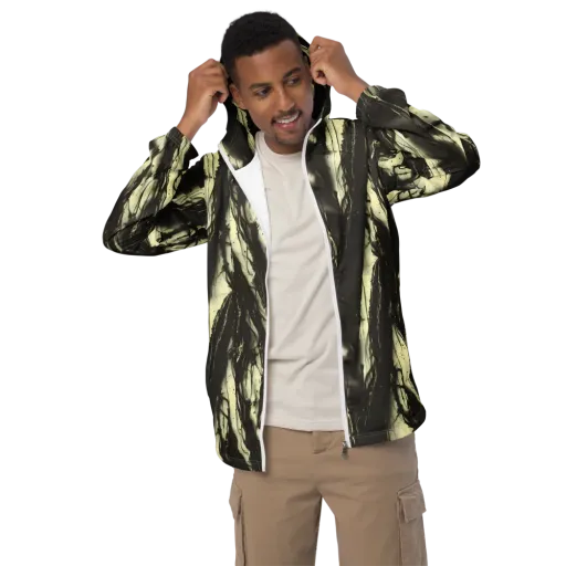 Eclipse Veil on a Men's Windbreaker