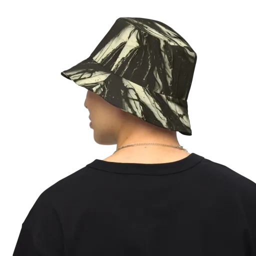 Eclipse Veil on a Reversible Bucket Hat
