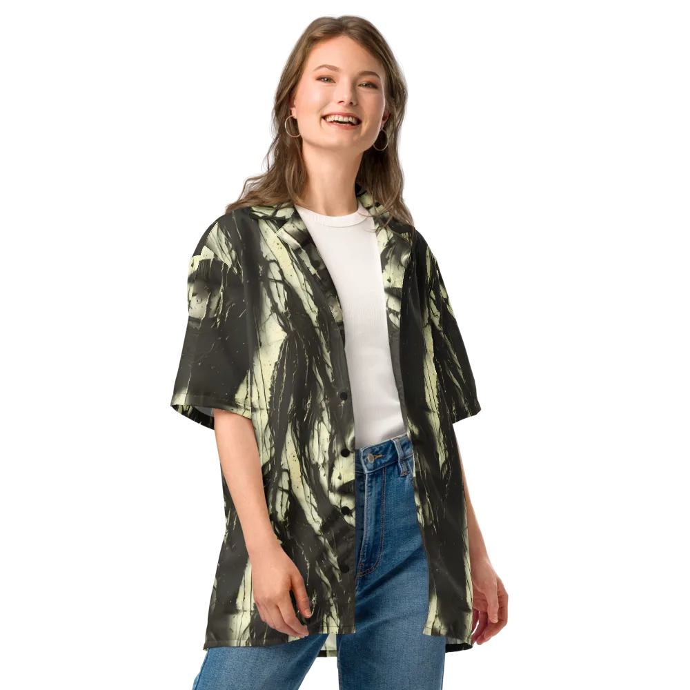 Eclipse Veil on Button Shirt — Front
