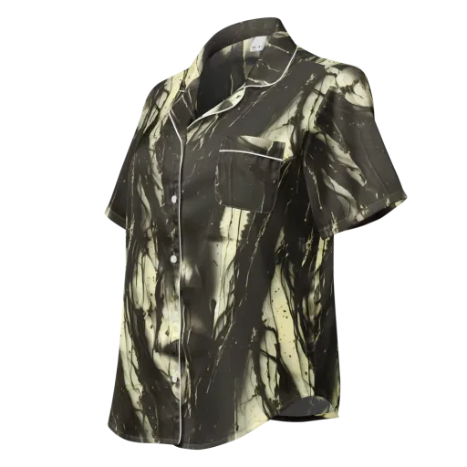 Eclipse Veil on a Women's Short Sleeve Pajama Top