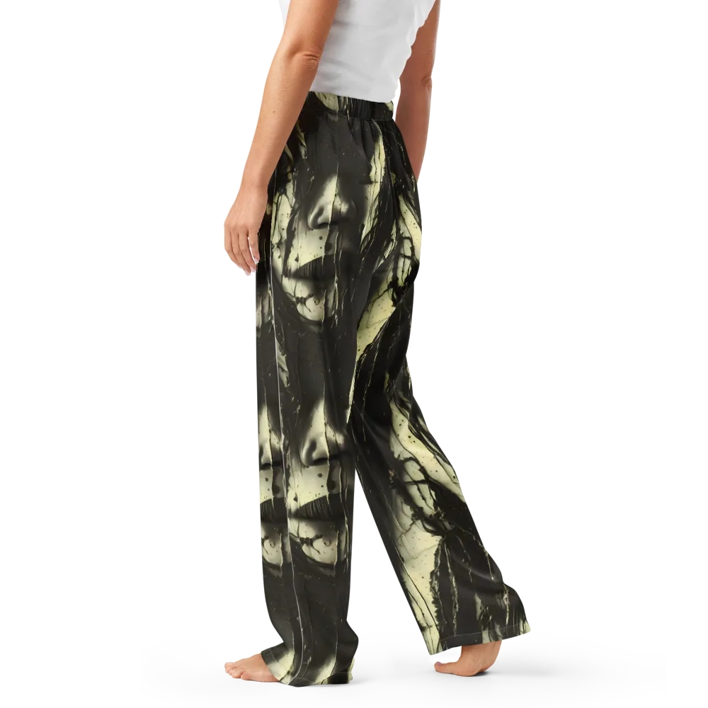 Eclipse Veil on Women's Pajama Pants — Left