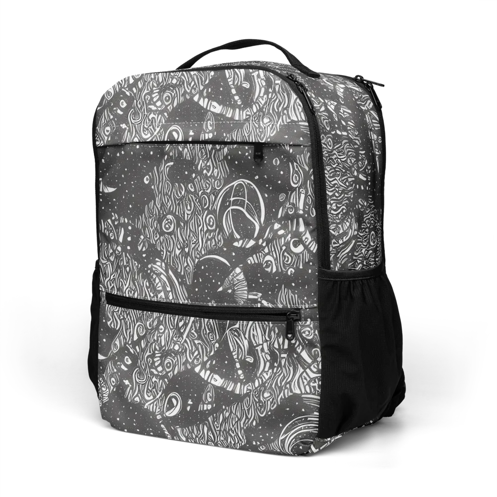 Shadow Reverie on Utility Backpack — Left Front