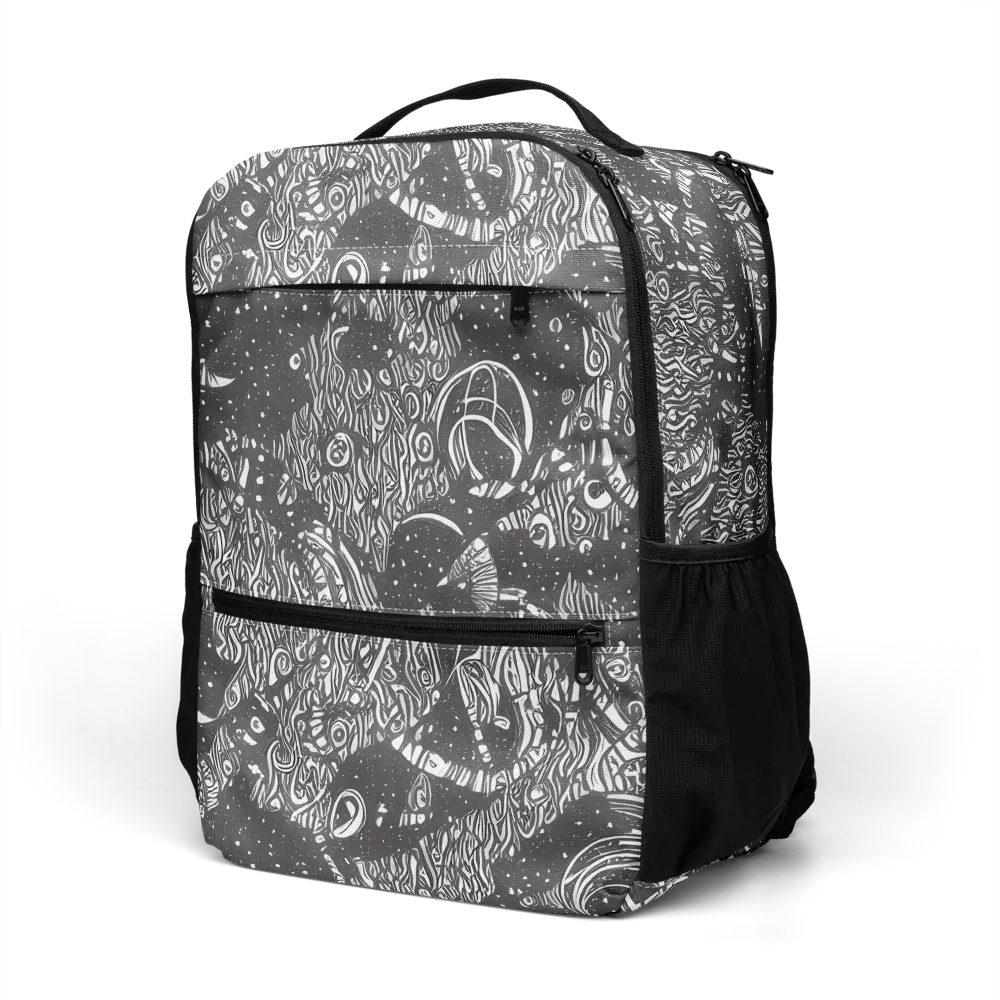 Shadow Reverie on Utility Backpack — Left Front