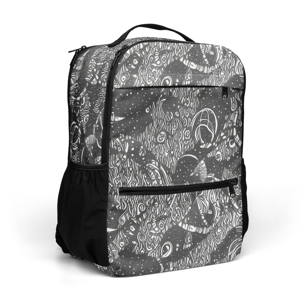 Shadow Reverie on Utility Backpack — Right Front